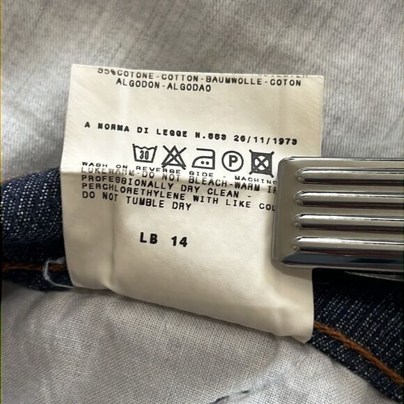 Dolce & Gabanna Straight Flare Jeans Retro Western 70s Y2K Size 26 low rise - Picture 12 of 14